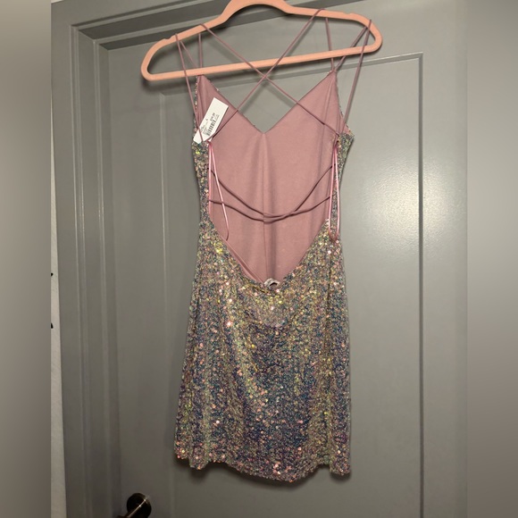 NWT Sequin Mini Dress | Large - Picture 5 of 8